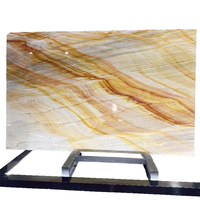 Panneau mural en marbre italien arc-en-ciel impression quartzite mur de fond en granit naturel pour villa unités murales TV conceptions pour la maison