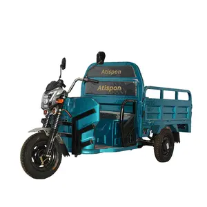 Atispon vendita a buon mercato multifunzione triciclo elettrico 3 ruote Trike elettrico per passeggeri e merci