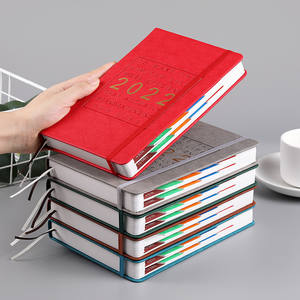 Agenda personnalisé avec logo, couverture rigide A5, planificateur quotidien et hebdomadaire, couverture en cuir PU, reliure cousue - Product Image 3