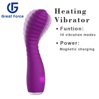 Vibrateur puissant pour femmes, jouet sexuel chauffant et vibrant, godemiché à mouvements de poussée, stimulation clitoridienne, sextoys pour adultes, masseur personnel