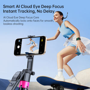 Trípode con Estabilizador de Gimbal y Seguimiento Facial por IA para Teléfonos, Soporte para Selfies con Control Remoto 360 °   Soporte Giratorio para Teléfono Personalizable - Product Image 3