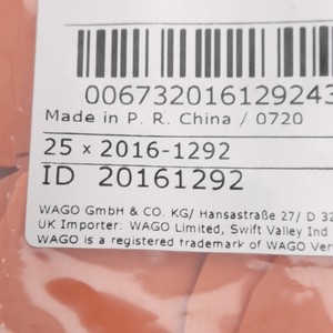 Plc Lot of 25 2016-1292 แผ่นปลาย/แผ่นกลางเทอร์มินัลบล็อก 69.4 X 33.5 1 มม. สำหรับสินค้ารับประกัน - Product Image 2