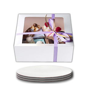Nueva propuesta de fiesta de cumpleaños boda 4 pulgadas <span class=keywords><strong>a</strong></span> <span class=keywords><strong>la</strong></span> <span class=keywords><strong>carta</strong></span> caja de bocadillos embalaje taza pastel caja de papel blanco - Product Image 3