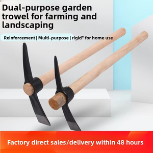 <span class=keywords><strong>Pioche</strong></span> de jardin robuste à double usage, à pointe plate, en acier pur, avec <span class=keywords><strong>manche</strong></span> en bois, en forme de croix, antirouille, vente en gros - Product Image 3