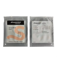 Vente en gros de sac en plastique à glissière étanche avec logo personnalisé sac d'emballage de sous-vêtements à fermeture éclair auto-scellant pour vêtements