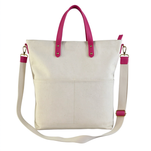 Bolso Tote de Lona Encerada Resistente con Bolsillo y Patrón de Letras, Modelo Gentle Woman Mini, de Senda Zhejiang Supplier - Product Image 3
