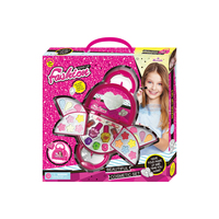 Ensemble de maquillage jouet cosmétique pour filles, valise, kit de mode pour bébé coloré, cadeaux d'anniversaire, maquillage pour enfants, ensemble de maquillage pour filles, jouet