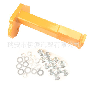 Atd-8629 Tire <b>Nut</b> Wrench <b>Tool</b> For <b>Wheel</b> <b>Removal</b> All Axle Bolts Hub Iron Material Orange And Black Color - Product Image 3