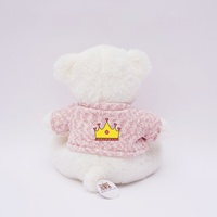 Joli ours en peluche confortable de 15cm bon marché coloré doux adorable unique en peluche ours en peluche OEM ODM nouveau tissu écologique
