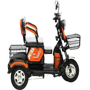 Persone anziane disabili triciclo 800W tre ruote scooter elettrico triciclo per passeggero