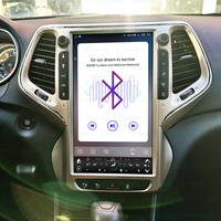Autoradio de style Tesla 13,6 pouces pour Jeep Cherokee 2014-2020, système multimédia Android, stéréo, navigation automobile, unité principale, CarPlay sans fil, 4G