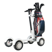 Chariot de golf électrique le plus vendu, chariot de golf pliable intelligent, chariot de golf avec porte-sac, batterie au lithium, fournisseur OEM en gros