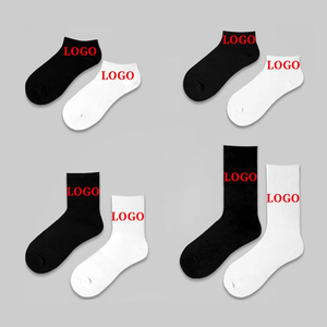 Wholesale Custom Mens Crew <b>Socks</b> Jacquard Striped Cotton Running Basketball Sports Unisex High Quality Manufacture - Product Image 6