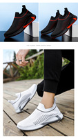 Baskets de sport décontractées de grande taille anti-respirantes pour hommes doublure en maille mocassins de course à pied pour la tendance de la mode estivale