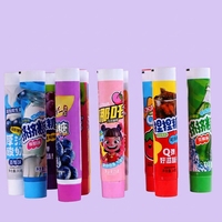 Tube d'emballage personnalisé en aluminium-plastique scellé avec bouchon à vis pour chewing-gum, impression UV 12,7-35 mm, 12 ml, pour condiments commerciaux