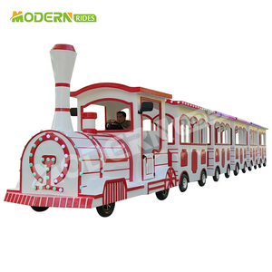 Équipement de parc d'attractions pour enfants, train touristique sans rails pour Luna Park, parc à thème, centre commercial, à vendre - Product Image 1