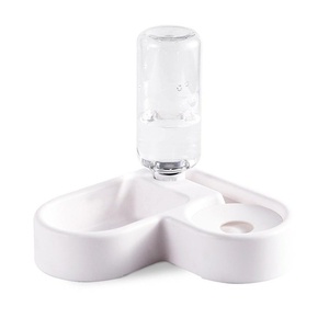<strong>Smart</strong> Automatic Drinking Bowl for <strong>Dogs</strong> Non-wet Mouth Design <strong>Heart</strong> Shape Pet <strong>Food</strong> Bowl Set