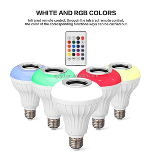 <span class=keywords><strong>Bluetooth</strong></span> Loa <span class=keywords><strong>LED</strong></span> bóng đèn E27 12 Wát với RGB Color Changing ánh sáng và từ xa hoàn hảo cho Đảng và trang trí nội thất - Product Image 6