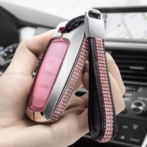 เคสกุญแจรถยนต์หนัง F7X F7 H7 M6 H9มีพลอยเทียมสำหรับสุภาพสตรีสินค้าใหม่ยอดนิยม - Product Image 5