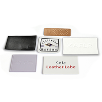 Étiquette personnalisée en cuir PU écologique thermocollée pour jeans, sacs, accessoires de vêtements à coudre, vente en gros OEM