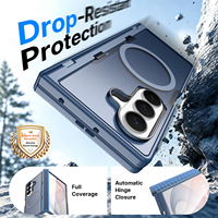 Coque antichoc intégrale avec support magnétique invisible et protection d'écran intégrée pour Samsung Z Fold 7 8 Ultra – Offre Spéciale