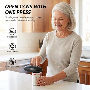 Abrelatas Eléctrico Automático de un Toque, Herramienta para Abrir Latas de Cocina - Product Image 4