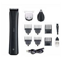 Kit de toilettage USB pour homme, rasoir corporel, tondeuse taille U, tondeuse pleine taille pour poils du corps entier, micro-tondeuse nasale pour usage domestique