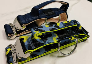 Strapazierfähiges, Großes Taktisches Hundehalsband, 5 cm Breit, für Bullige Hunderassen, mit Griff, aus Nylon, mit Individuellem Logo-Druck, Kampfstil, Hundehalsband, Leine, Geschirr - Product Image 6