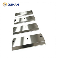 Precisie snijmes 160x58x3mm SUS304 roestvrij staal dubbelgepolijste rand voor groentesnijmachine OEM ODM