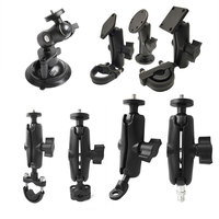 Support de fixation à rotule de 1 pouce (25 mm) pour GPS, caméra, radio, ELD, pince de guidon, adaptateur de tête de rotule pour téléphone, compatible Ram