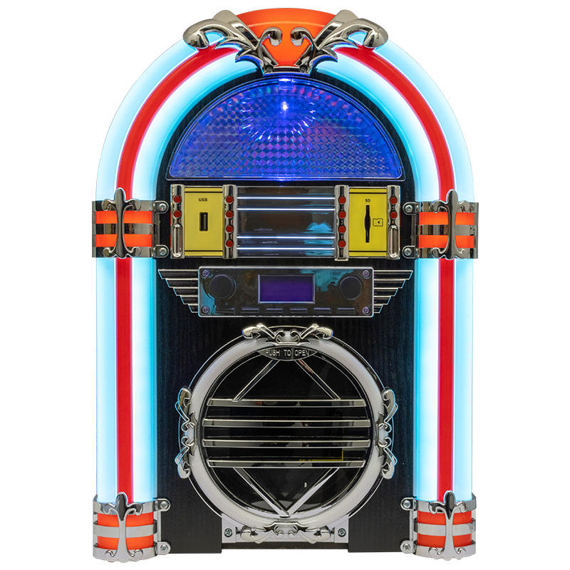 MP3再生 FMラジオ CD USB SD ジュークボックスプレーヤー AUX入力