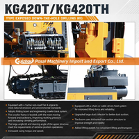 Foreuse de surface diesel Kaishan KG420T/KG420TH avec une profondeur de forage de 25 m pour des trous de dynamitage de 90 à 152 mm, mobile