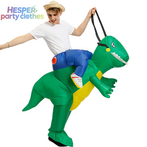Disfraz Inflable de Dinosaurio HESPER para Actuaciones en Escenario, Disfraz de Dinosaurio de Cabeza Grande para Halloween - Product Image 1