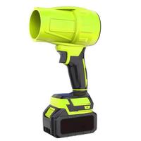 Souffleur à feuilles sans fil 21V, puissance maximale 1050W, batterie 3Ah, autonomie 10-30 minutes avec longue buse pour souffler les feuilles et la neige