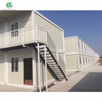 Grande maisons préfabriquées pliables assemblage rapide paquet plat conteneur de stockage dépliable maison usine fournir