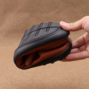 Mocassins en cuir blanc pour hommes, bout rond, à enfiler, chaussures d'été légères, décontractées, pour le bureau, semelle extérieure en caoutchouc, doublure en cuir véritable - Product Image 2
