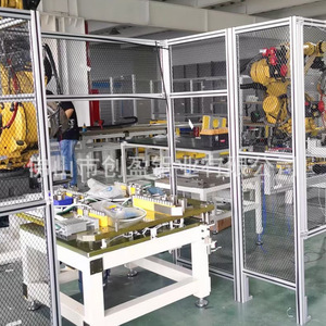 Cy Aluminium Robot Welding Room Aluminum Guard Shield Anodized 6063 Industrial Protection Customizable - Product Image 4