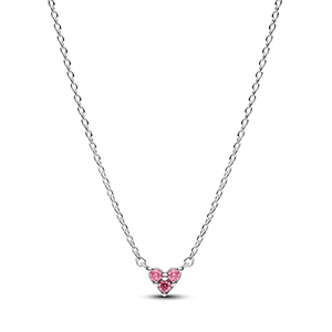 Nuevo <span class=keywords><strong>collar</strong></span> con colgante clásico deslumbrante en forma de corazón redondo de plata de ley 925, adecuado para colgantes originales, <span class=keywords><strong>collar</strong></span> DIY para ocasiones especiales. - Product Image 6