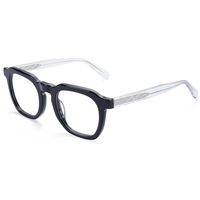 Monture de lunettes optiques classiques rondes Elan Optical YB7207 en acétate unisexe, écologiques, vente en gros, directement de l'usine