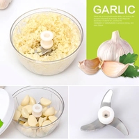 Keuken Multifunctionele Mini Hand Pull Food Processor Cutter Shredder Blender Knoflook Handmatige Groente Chopper
