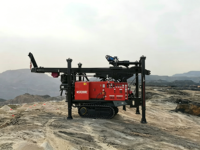 Foreuse RC diesel haute performance avec moteur de boîte de vitesses, mobilité sur chenilles, durable, pour l'exploration par circulation inversée hydraulique
