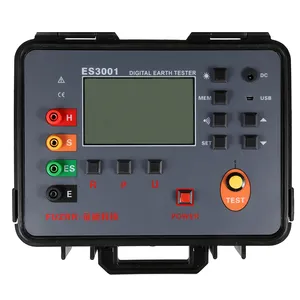 ES3001 FUZRR Earth Soil Resistivity Meter with Two, three, four-wire Measurement Ground Resistance Soil Resistivity