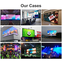 Pantalla LED Comercial Digital a Todo Color con Marco Ultrafino para Interiores, Video Wall de Animación, Letrero Publicitario para Centros Comerciales