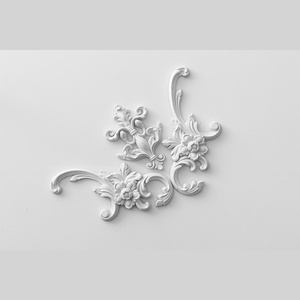 JMZ18 Rosette d'angle en PU gaufré, ligne dorée, imperméable et anti-salissure, pour cuisine, salle de bain, salon - Product Image 5