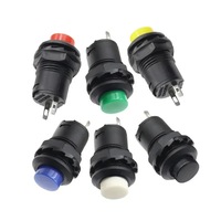 Interrupteur à bouton-poussoir rond sans verrouillage DS428 DS427, interrupteur micro-poussoir en plastique, bouton de démarrage auto-bloquant 12 mm