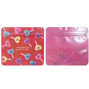 Túi Laser Mỹ Phẩm Mini Khóa Kéo Đóng Gói Bao Bì Túi Khóa Zip Nhựa Tùy Chỉnh Có Thể Tái Sử Dụng In Hình Ba Chiều Nhỏ Trong Suốt - Product Image 4