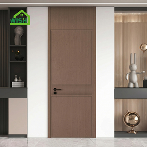 Portes intérieures modernes en bois pré-montées à transom en <span class=keywords><strong>spirale</strong></span>, finition manuelle, isolation phonique, usage commercial - Product Image 4