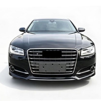Kit complet de mise à niveau pour Audi A8 D4PA 2015-2018 : pare-chocs avant et arrière style S8, calandre, couvre-phares antibrouillard, diffuseur arrière, embouts d'échappement quadruples