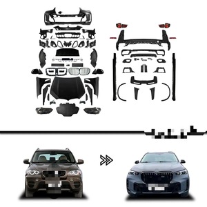 Cho 07-13 BMW <span class=keywords><strong>X5</strong></span> lớn xung quanh E70 sửa đổi 23 MT thể thao xung quanh phía trước và phía sau Bumper Kit Net đèn pha đèn hậu - Product Image 6