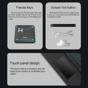 Custodia per tastiera magica staccabile per <span class=keywords><strong>iPad</strong></span> <span class=keywords><strong>Mini</strong></span> <span class=keywords><strong>6</strong></span> custodia protettiva per tastiera magnetica separata supporto verticale - Product Image 6